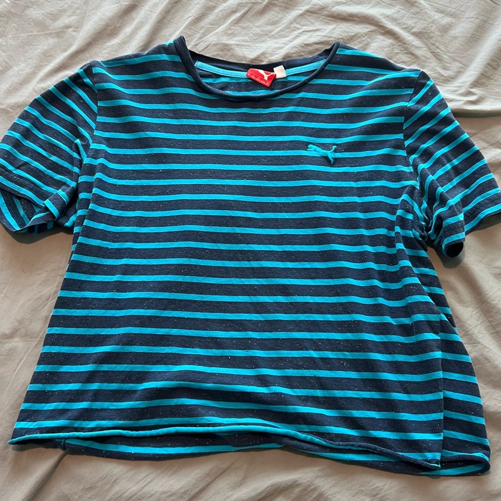 - Puma Striped Top (bought from a Brandy Melville reworked section)